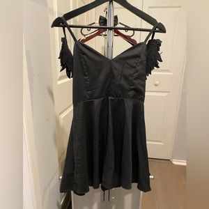 Mini black dress